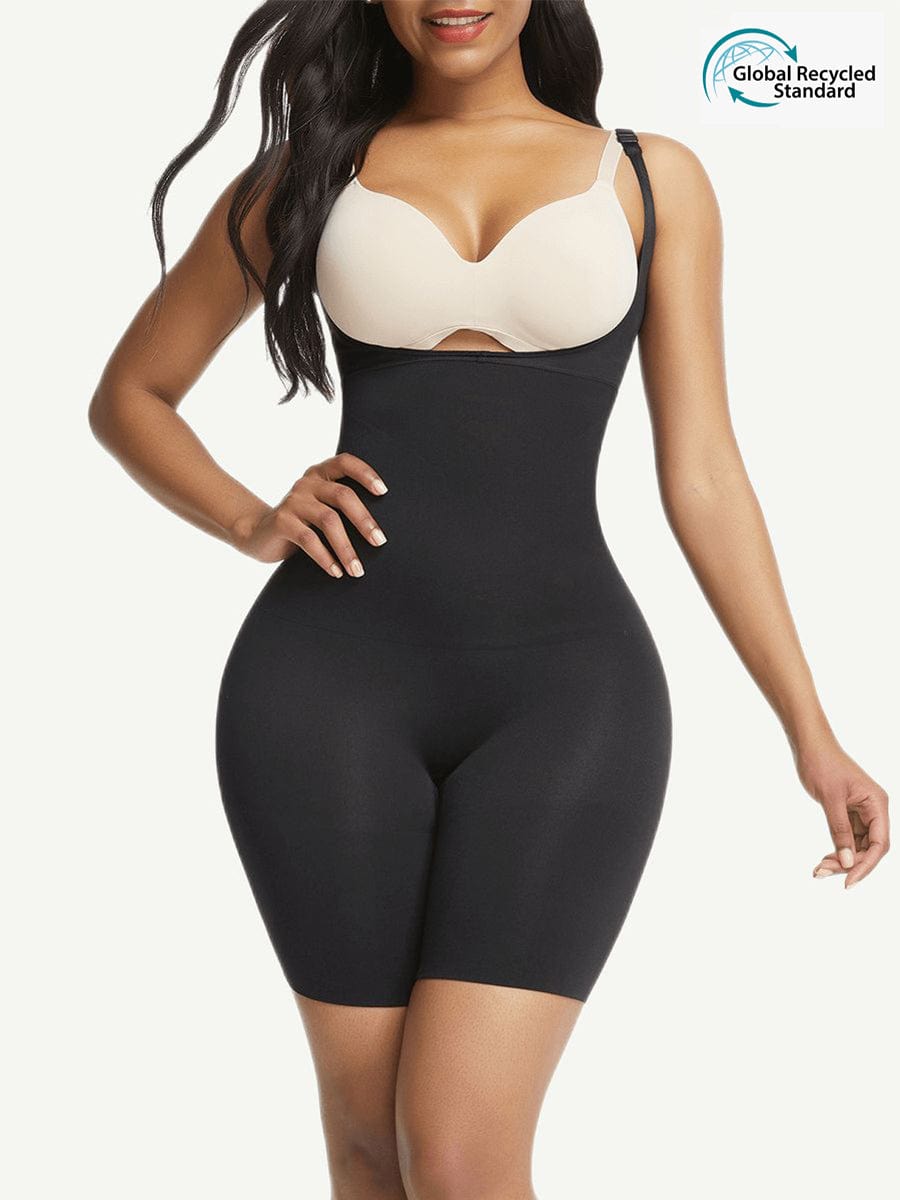 🌿Eco-friendly Seamless Instant Smooth Open-Bust Mid-Thigh Shapewear