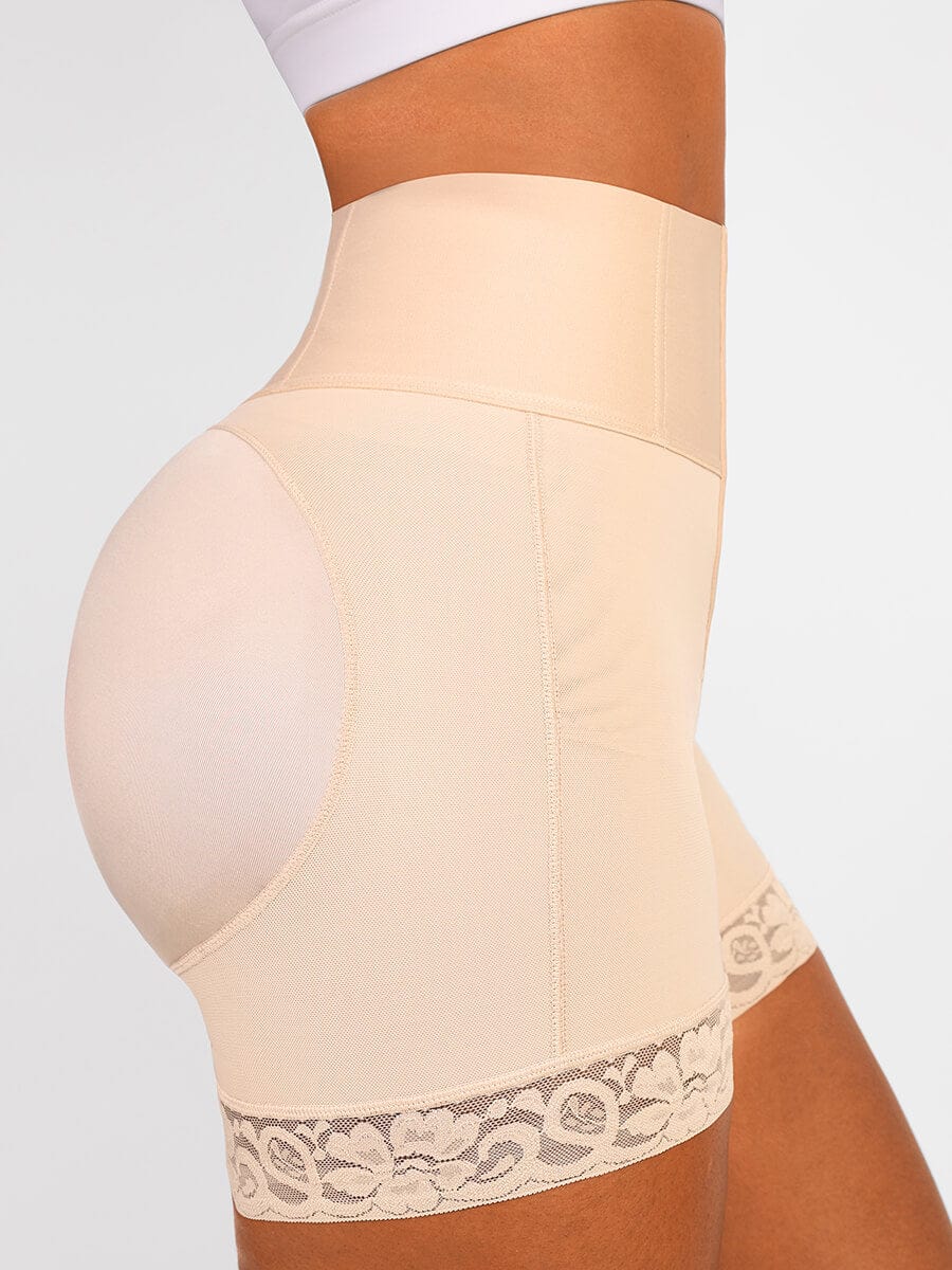 Butt Lifter Tummy Control Middle Waisted Mid Thigh Shaper Shorts