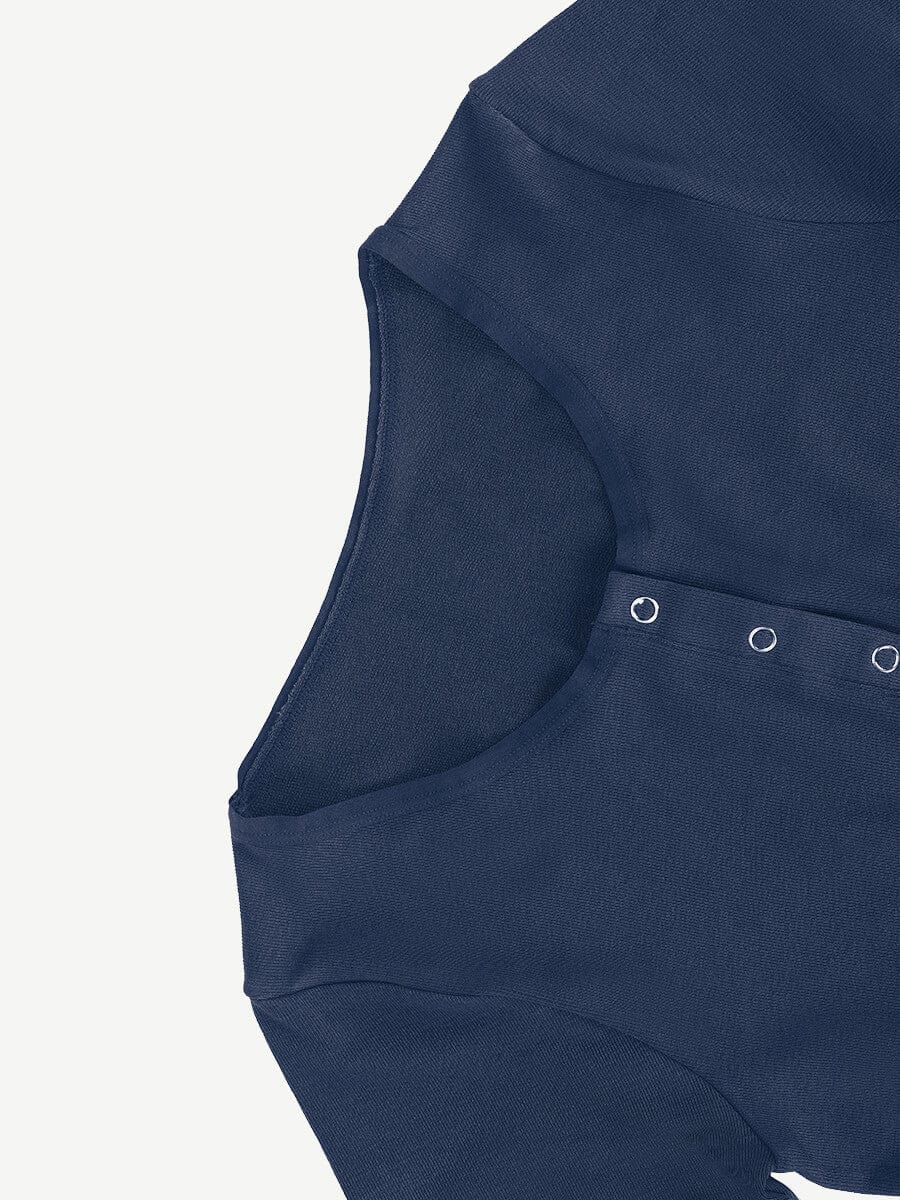 Seamless Outer Long Sleeve Thong Bodysuit