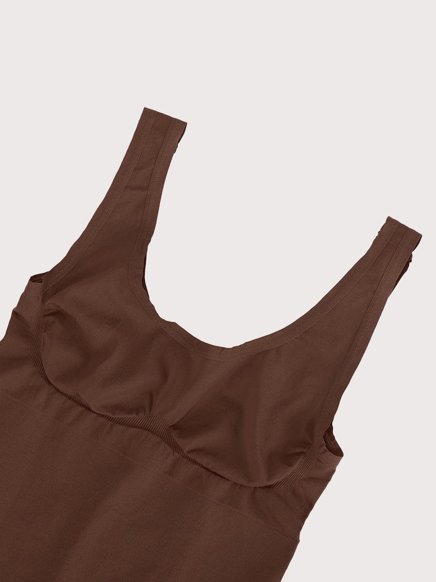 🌿 Eco-friendly Seamless Outerwear Belly Control Thong Bodysuit