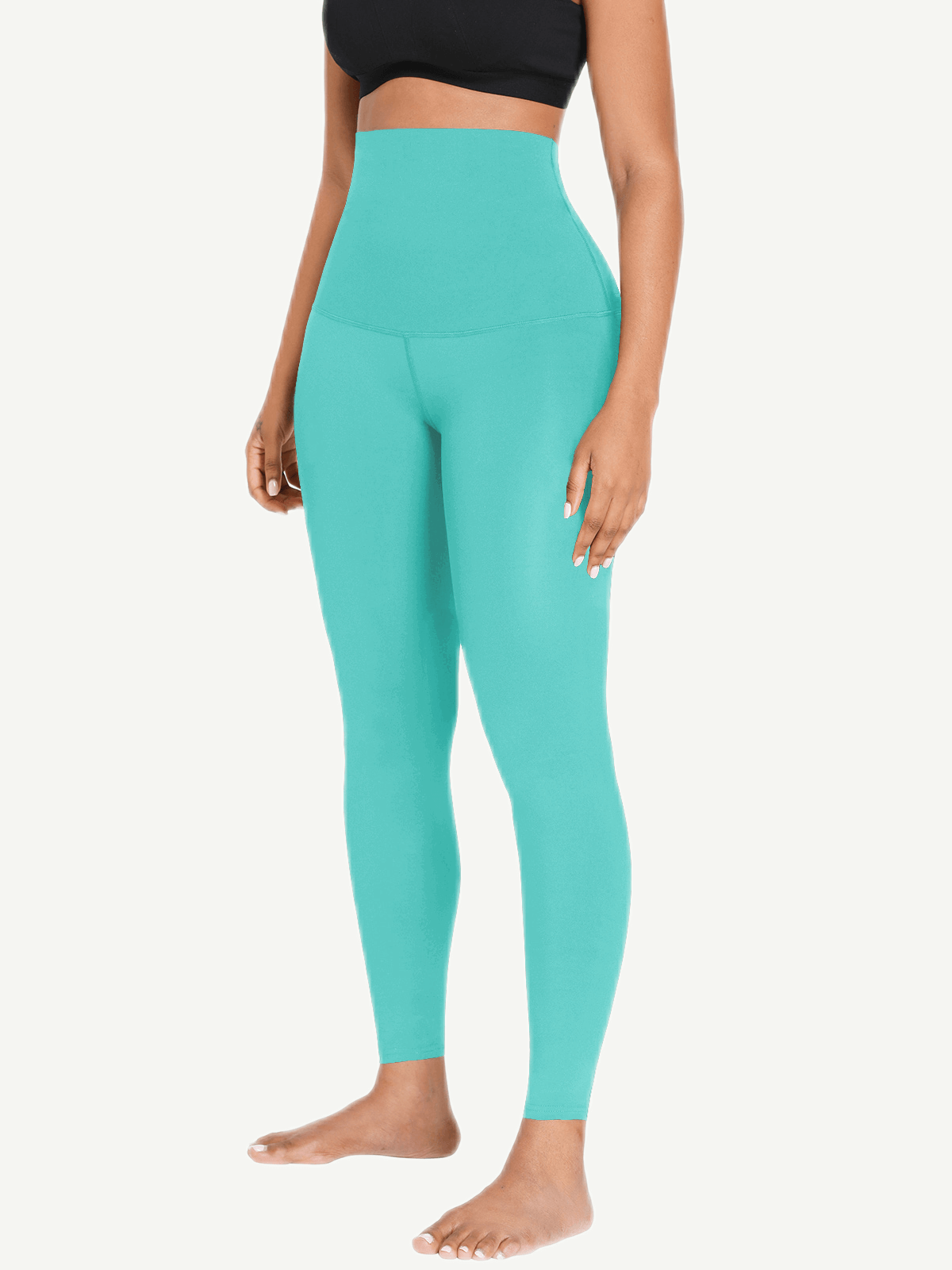 Silver Film Leggings Hot Sauna Tummy Trimmer Pants