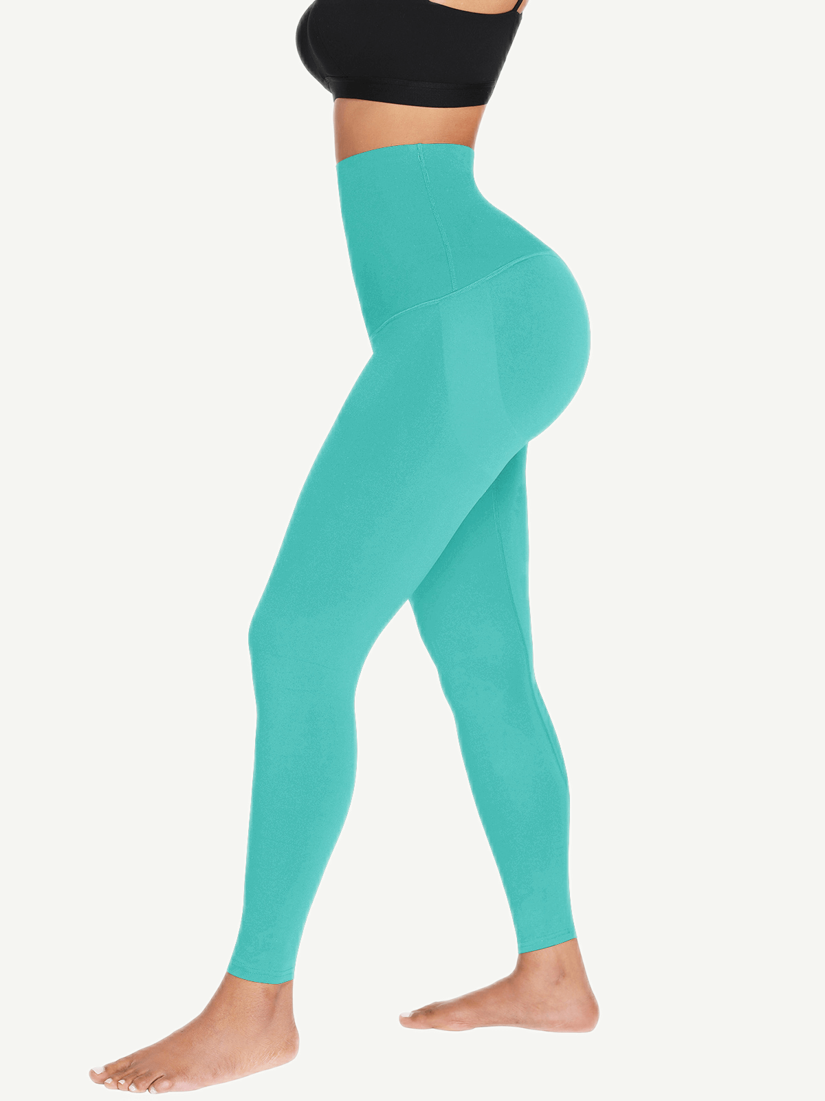 Silver Film Leggings Hot Sauna Tummy Trimmer Pants