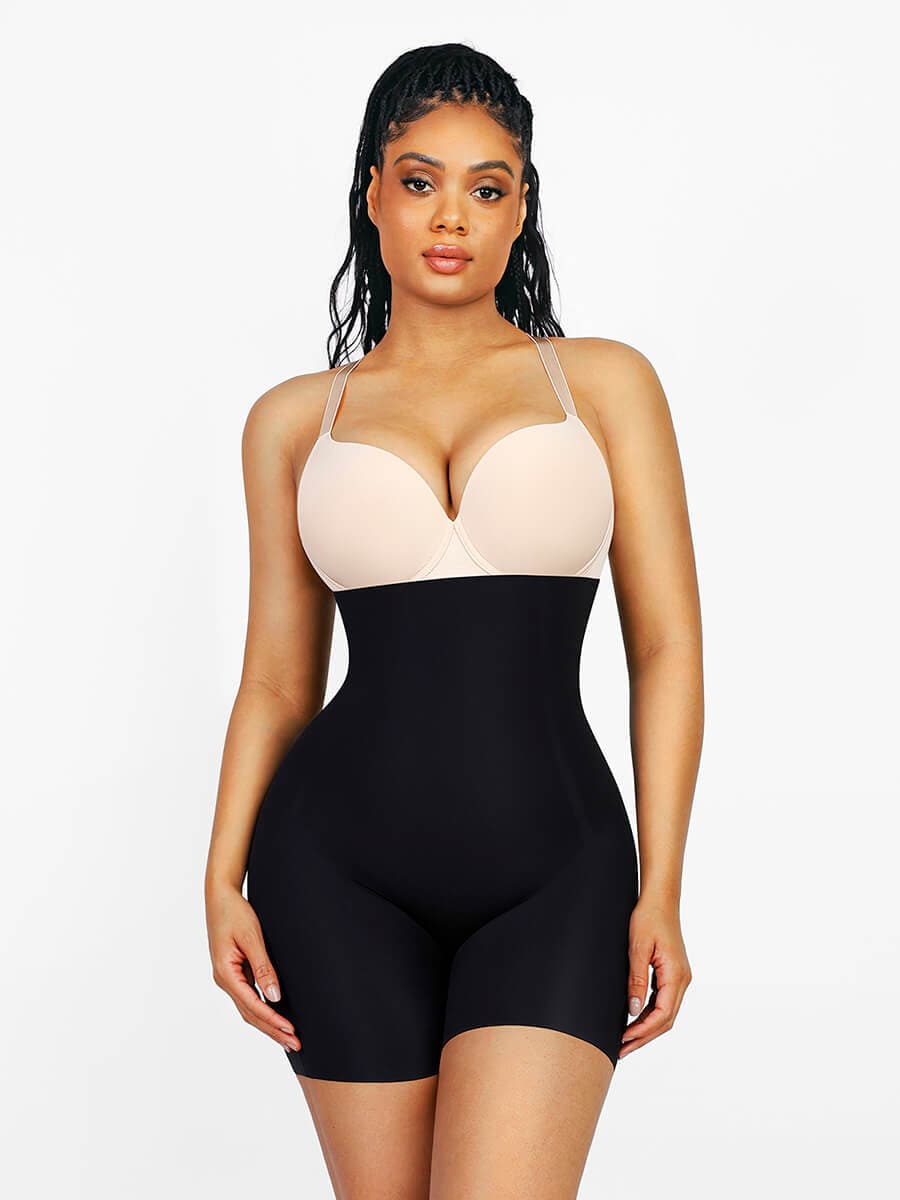 High Waist Air Slim Butt Lifter Built-in Removable Buttock Pads