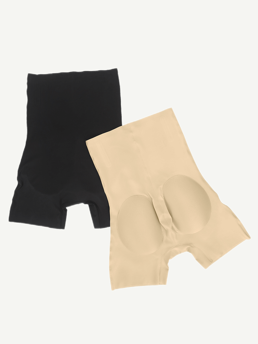 High Waist Air Slim Butt Lifter Built-in Removable Buttock Pads