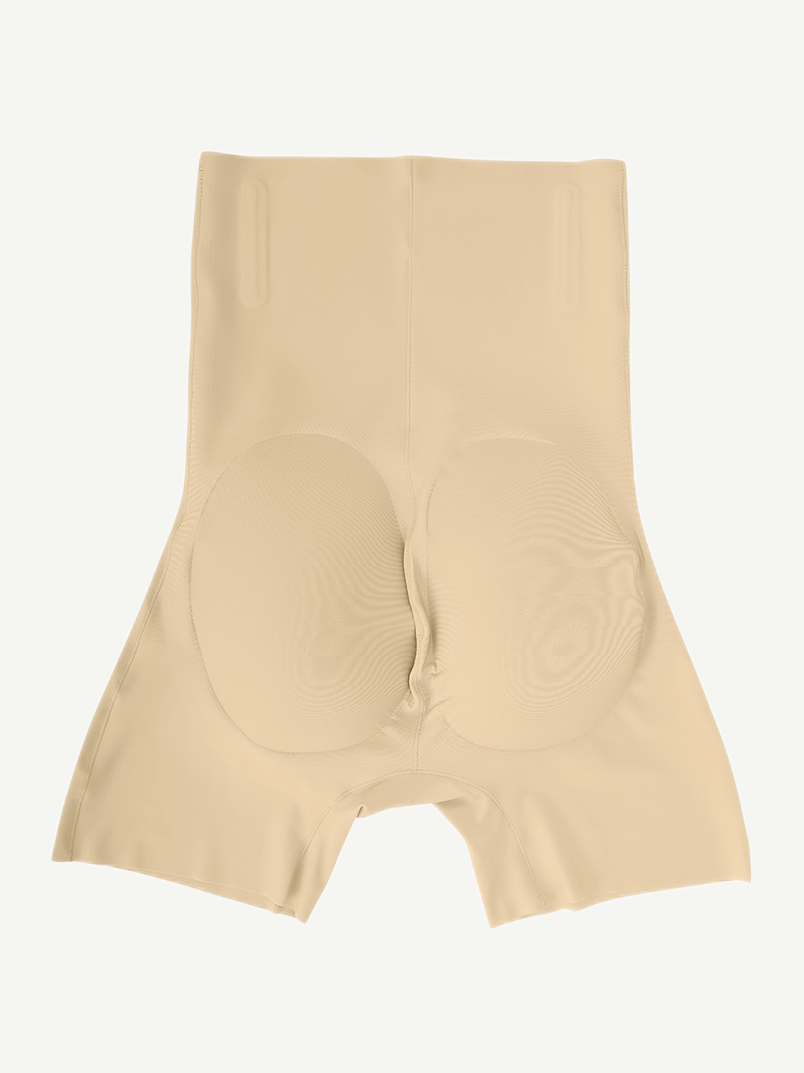 High Waist Air Slim Butt Lifter Built-in Removable Buttock Pads