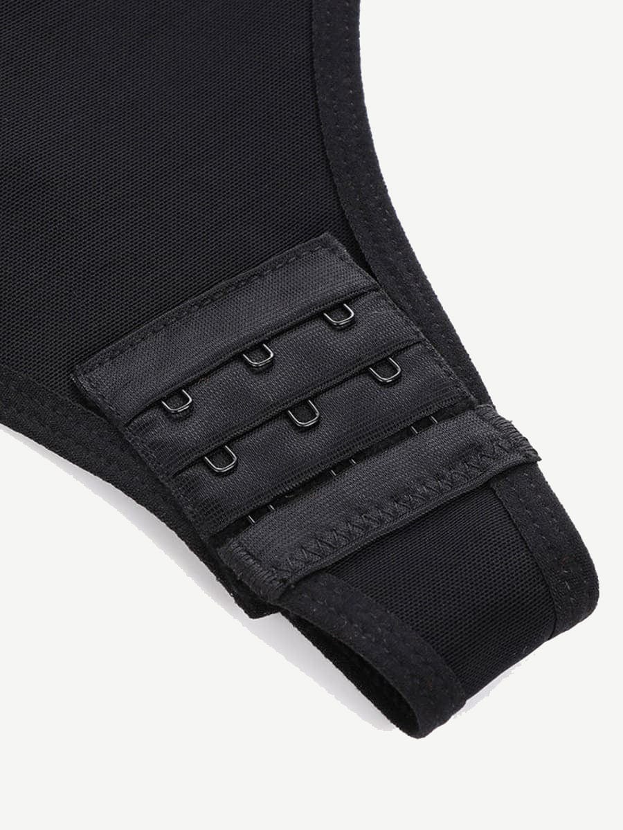 Curve Creator Breathable Sexy Adjustable Strap Solid Color Full Body Shaper Shaperwear