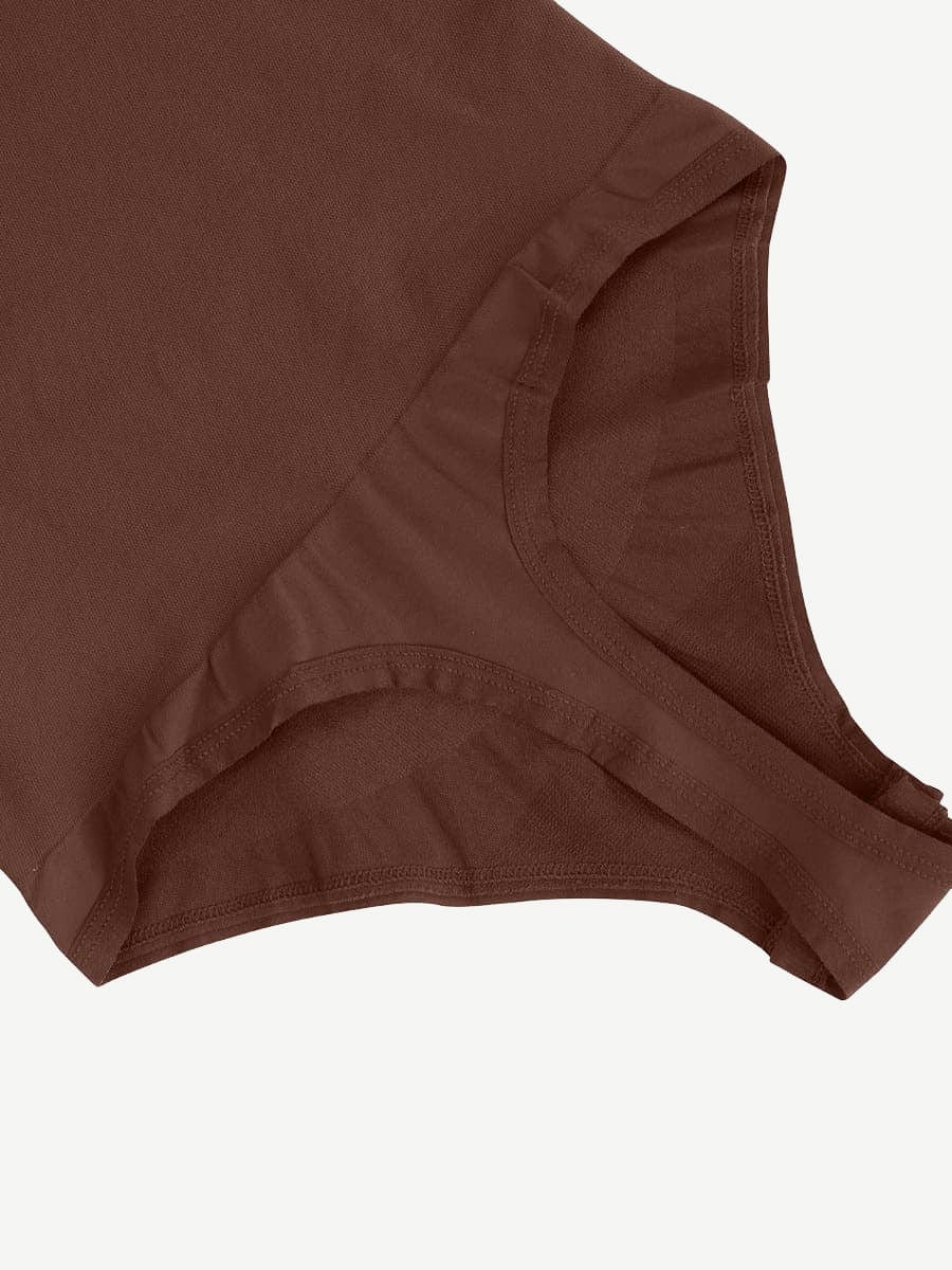🌿 Eco-friendly Seamless Outer Crew Thong Bodysuit