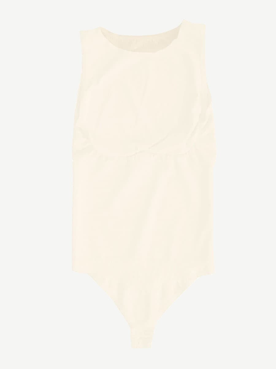 🌿 Eco-friendly Seamless Outer Crew Thong Bodysuit