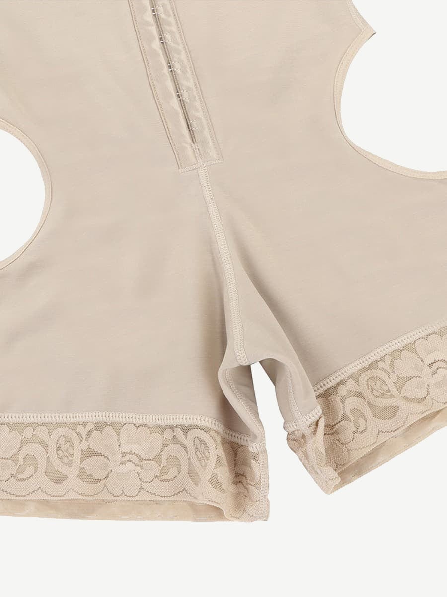 Flawlessly High Waist Open Butt Shapewear Shorts Stretchy
