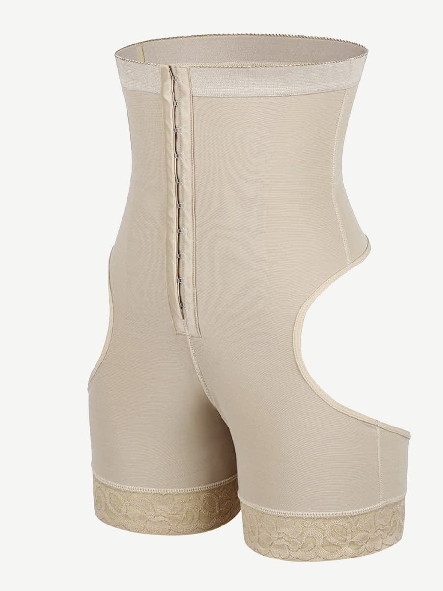 Flawlessly High Waist Open Butt Shapewear Shorts Stretchy