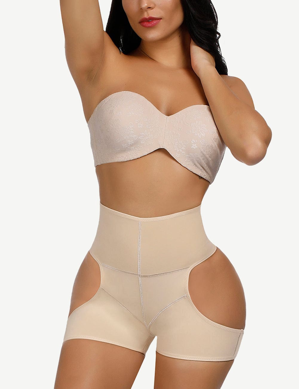 Black Open Butt Lift Panty Butt Sculpting shaperwear