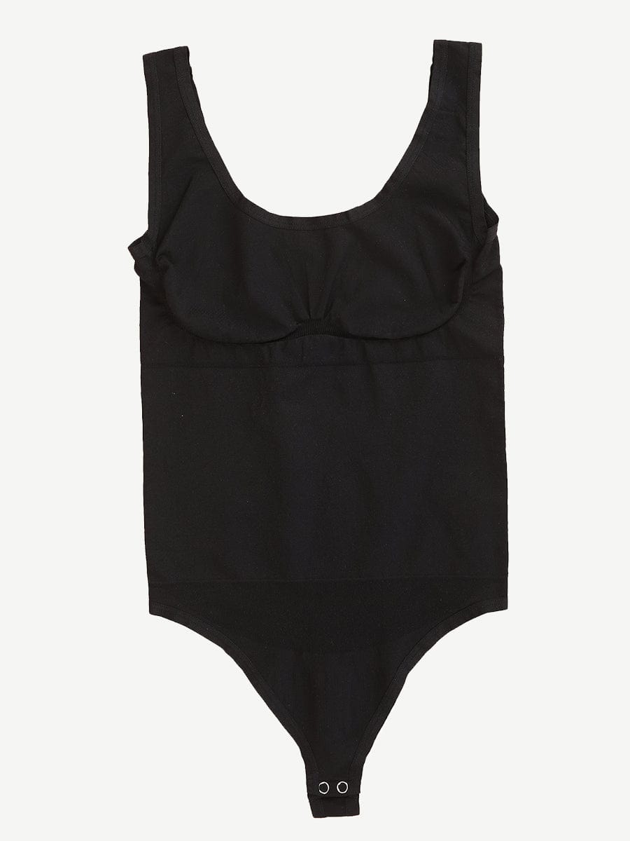 🌿 Eco-friendly Seamless Outerwear Belly Control Thong Bodysuit