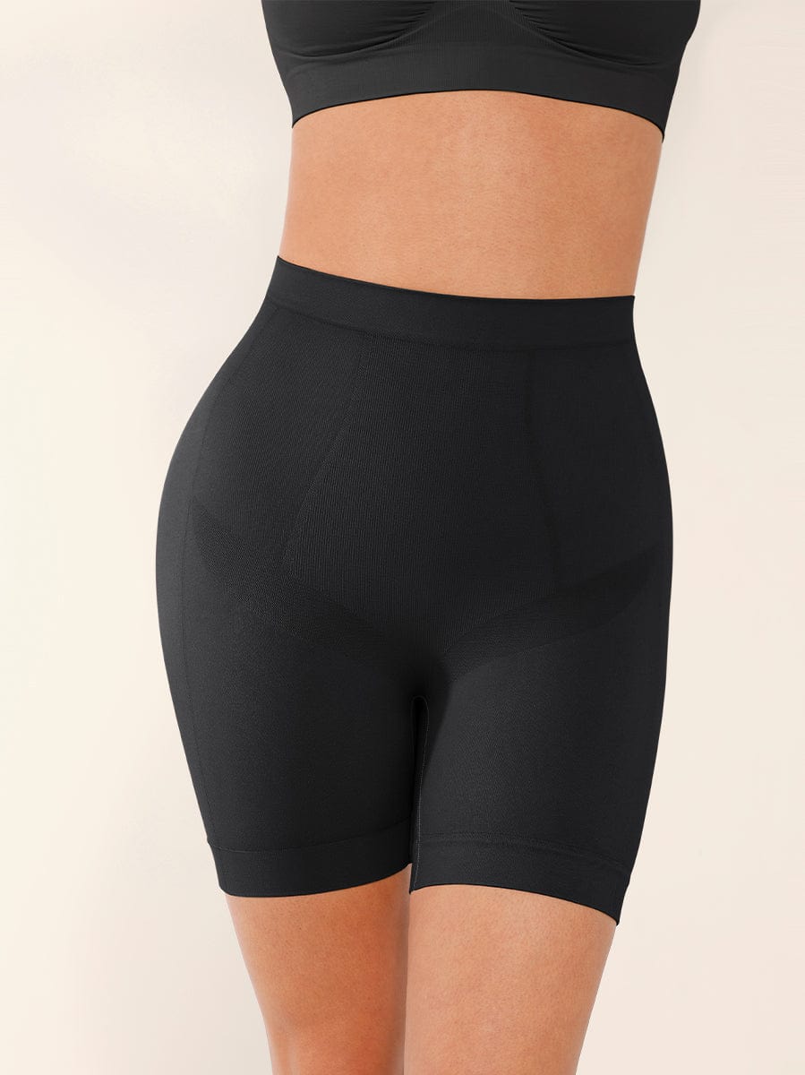 Seamless Slimming Mid-Waist Tummy Control Boyshorts Panties
