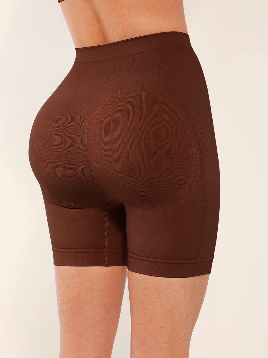 Seamless Slimming Mid-Waist Tummy Control Boyshorts Panties