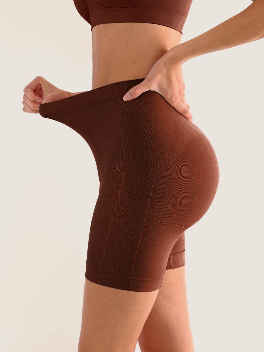 Seamless Slimming Mid-Waist Tummy Control Boyshorts Panties