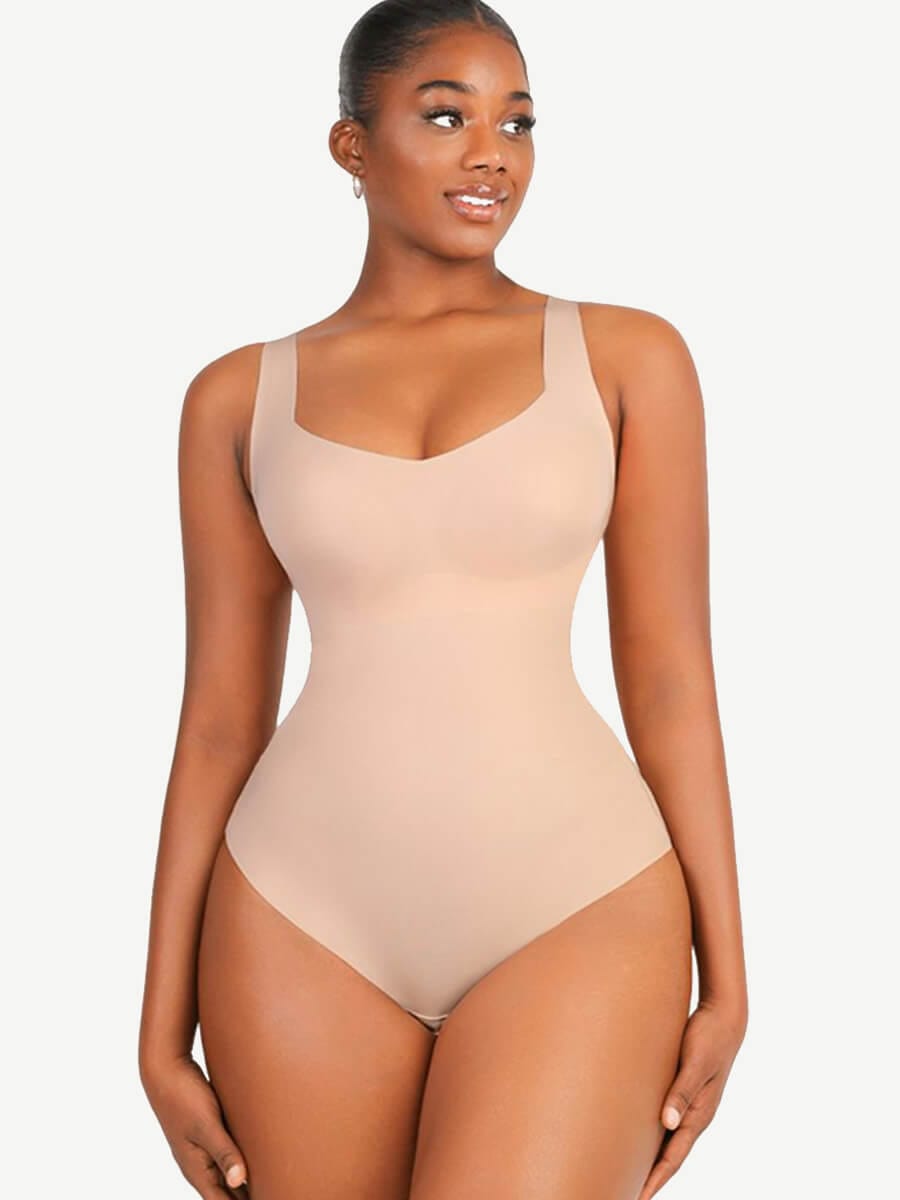 Air Slim V Neck Fit 3 in 1 Bodysuit Shapewear