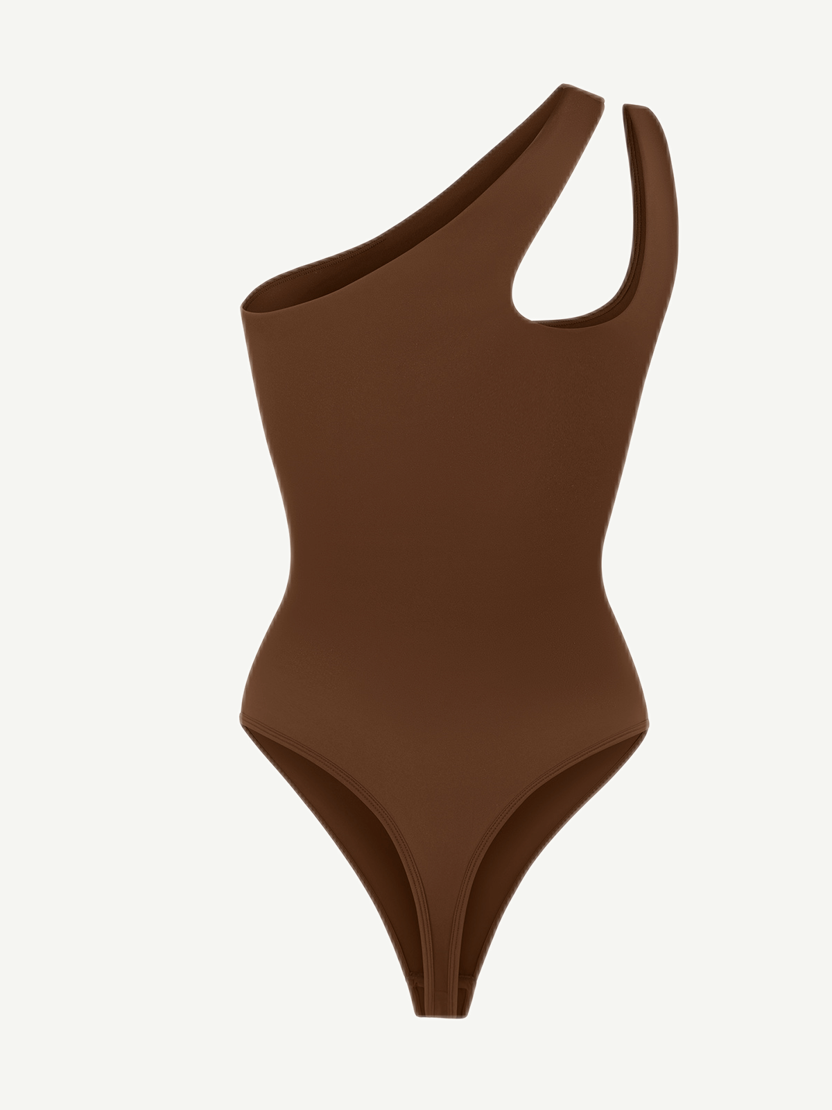 One-shoulder Cut Out Shapewear Bodysuit