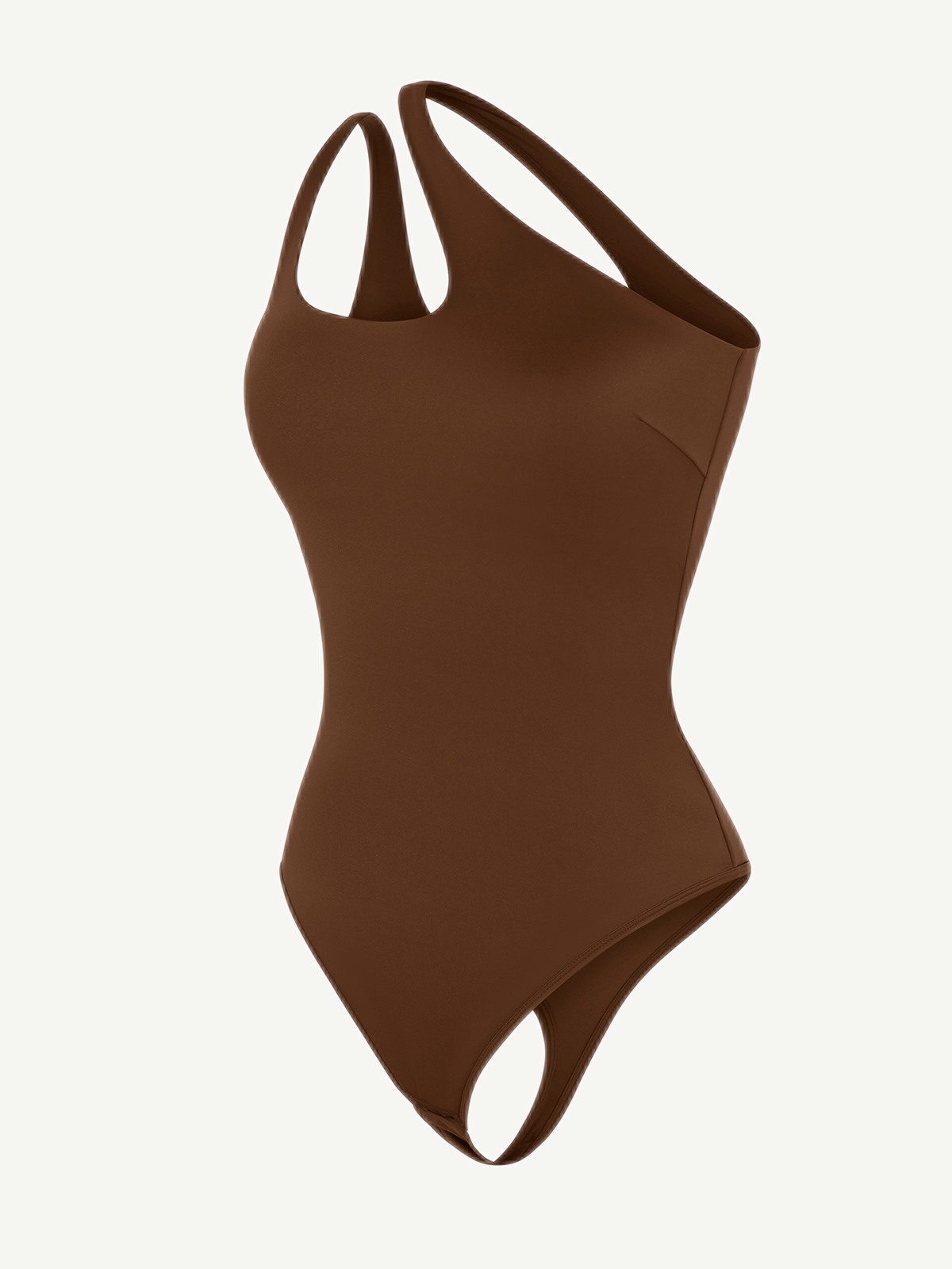 One-shoulder Cut Out Shapewear Bodysuit
