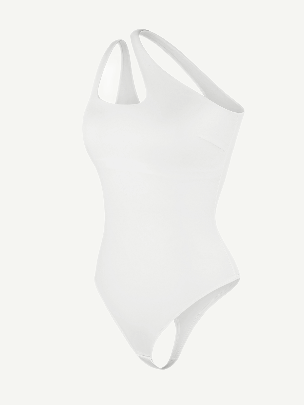 One-shoulder Cut Out Shapewear Bodysuit