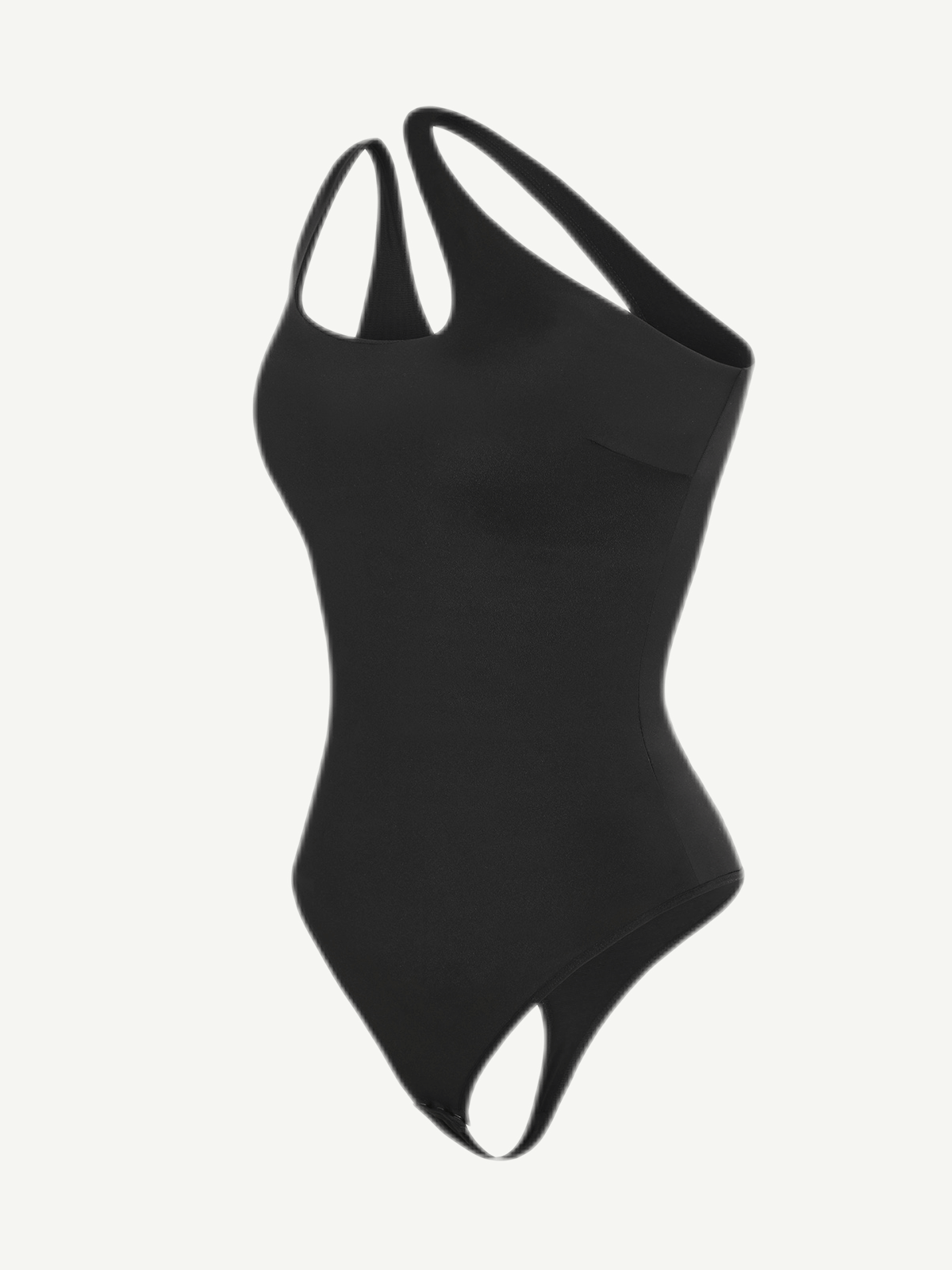 One-shoulder Cut Out Shapewear Bodysuit