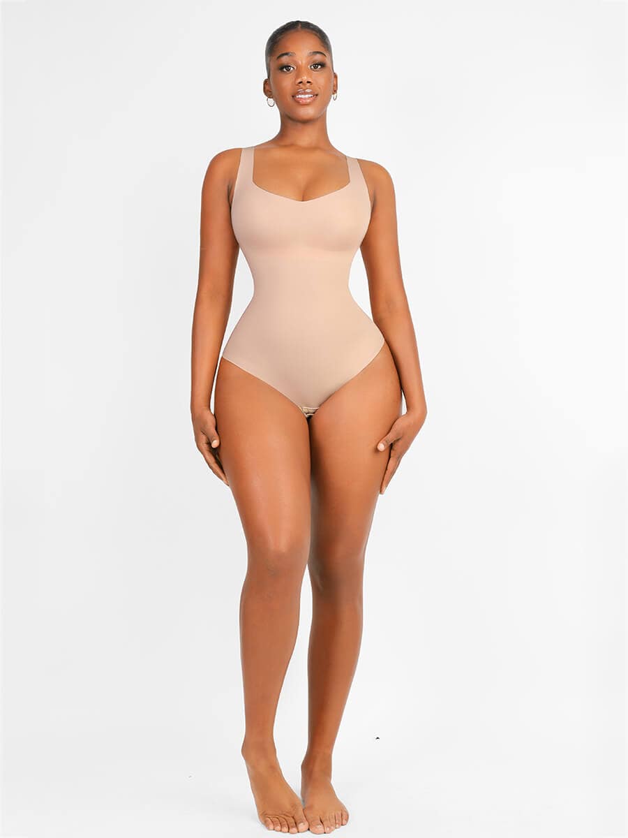 Air Slim V Neck Fit 3 in 1 Bodysuit Shapewear