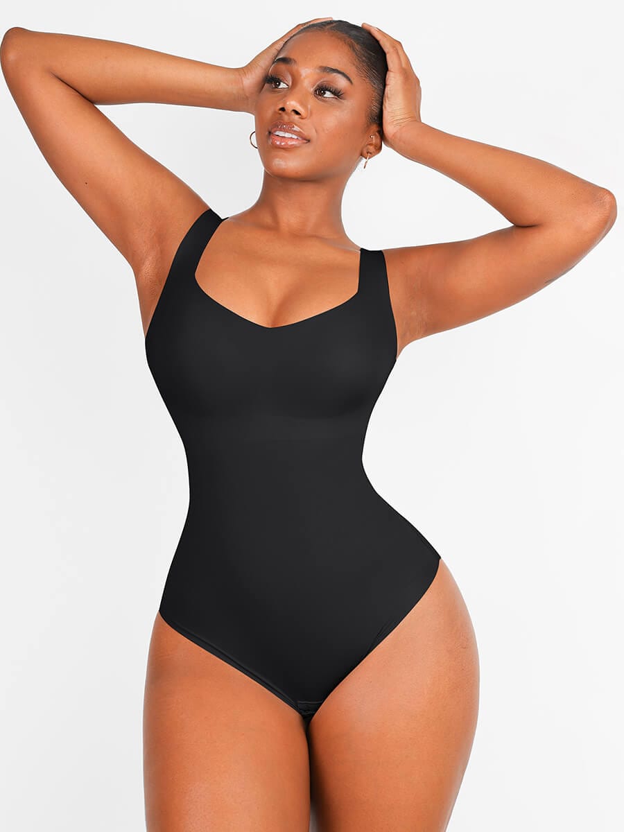 Air Slim V Neck Fit 3 in 1 Bodysuit Shapewear