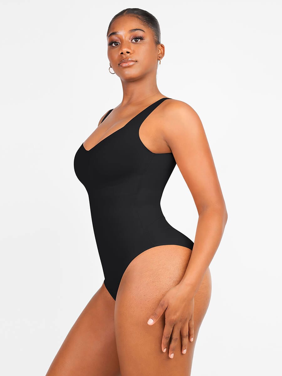 Air Slim V Neck Fit 3 in 1 Bodysuit Shapewear