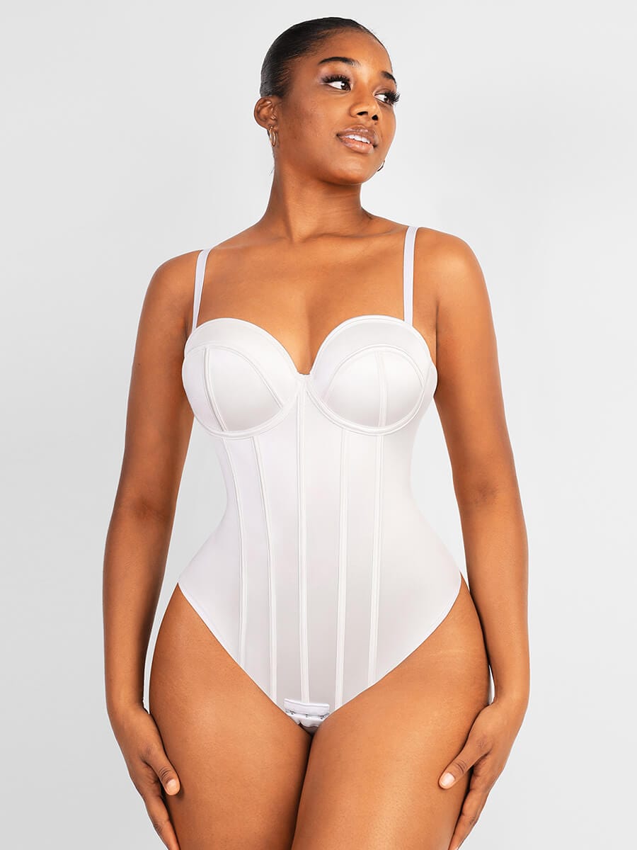 Cupped Strapless Bra-free Bodysuit Shapewear