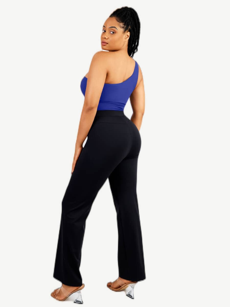 Seamless One-Shoulder Waist Sculpting Tummy Control Body Bodysuit