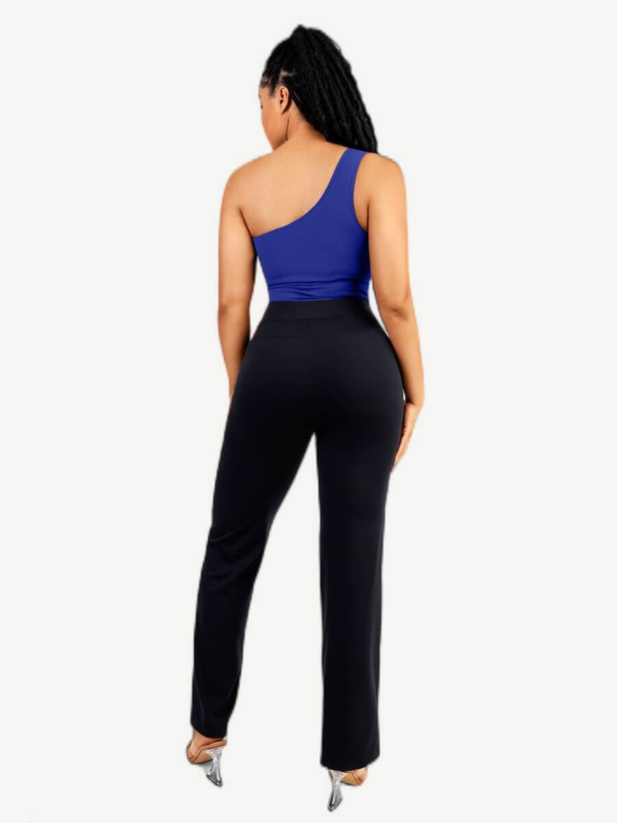 Seamless One-Shoulder Waist Sculpting Tummy Control Body Bodysuit