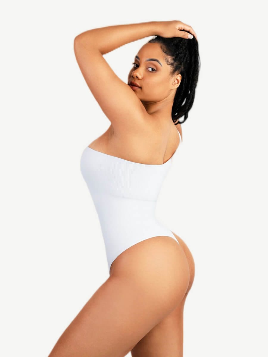 Seamless One-Shoulder Waist Sculpting Tummy Control Body Bodysuit