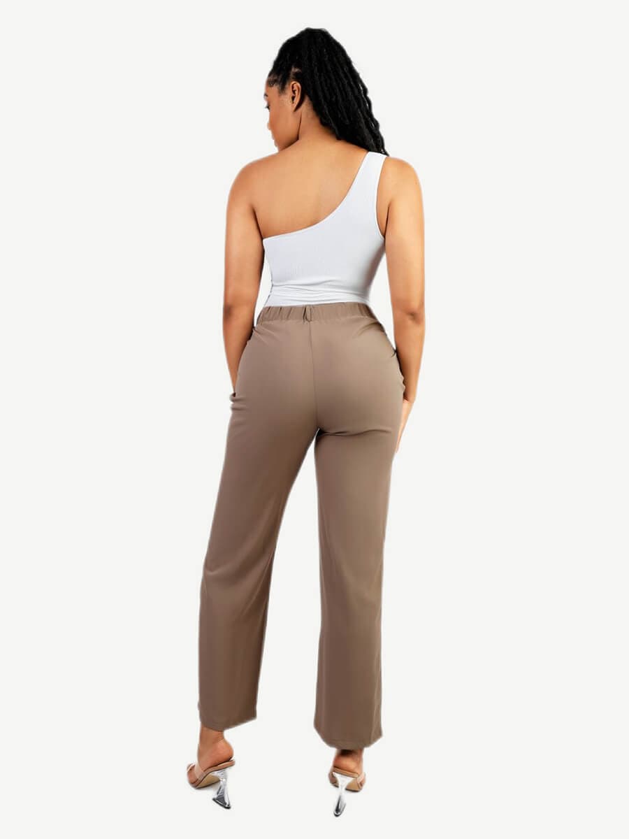 Seamless One-Shoulder Waist Sculpting Tummy Control Body Bodysuit