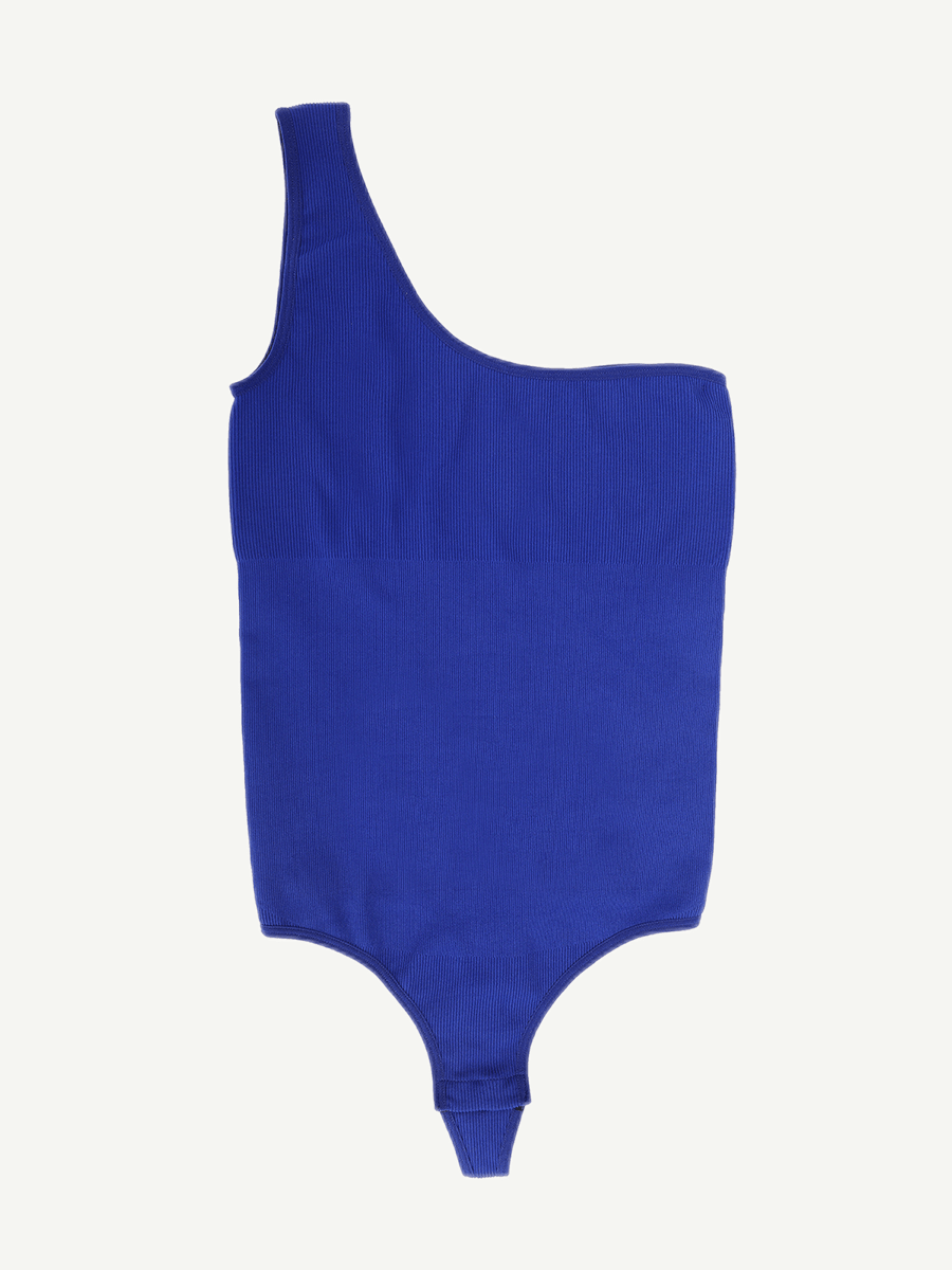 Seamless One-Shoulder Waist Sculpting Tummy Control Body Bodysuit