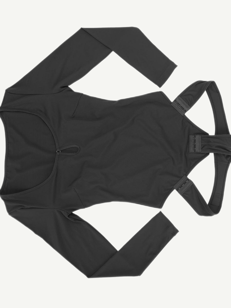 Scoop Neck Butt Lifting Shapewear Thong Bodysuit