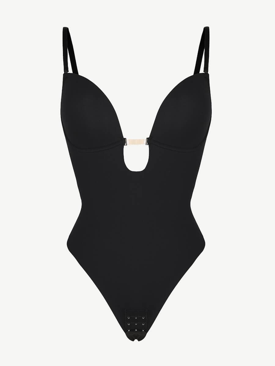 One-piece Front Low-cut Beauty Back Wedding Thong Bodysuit