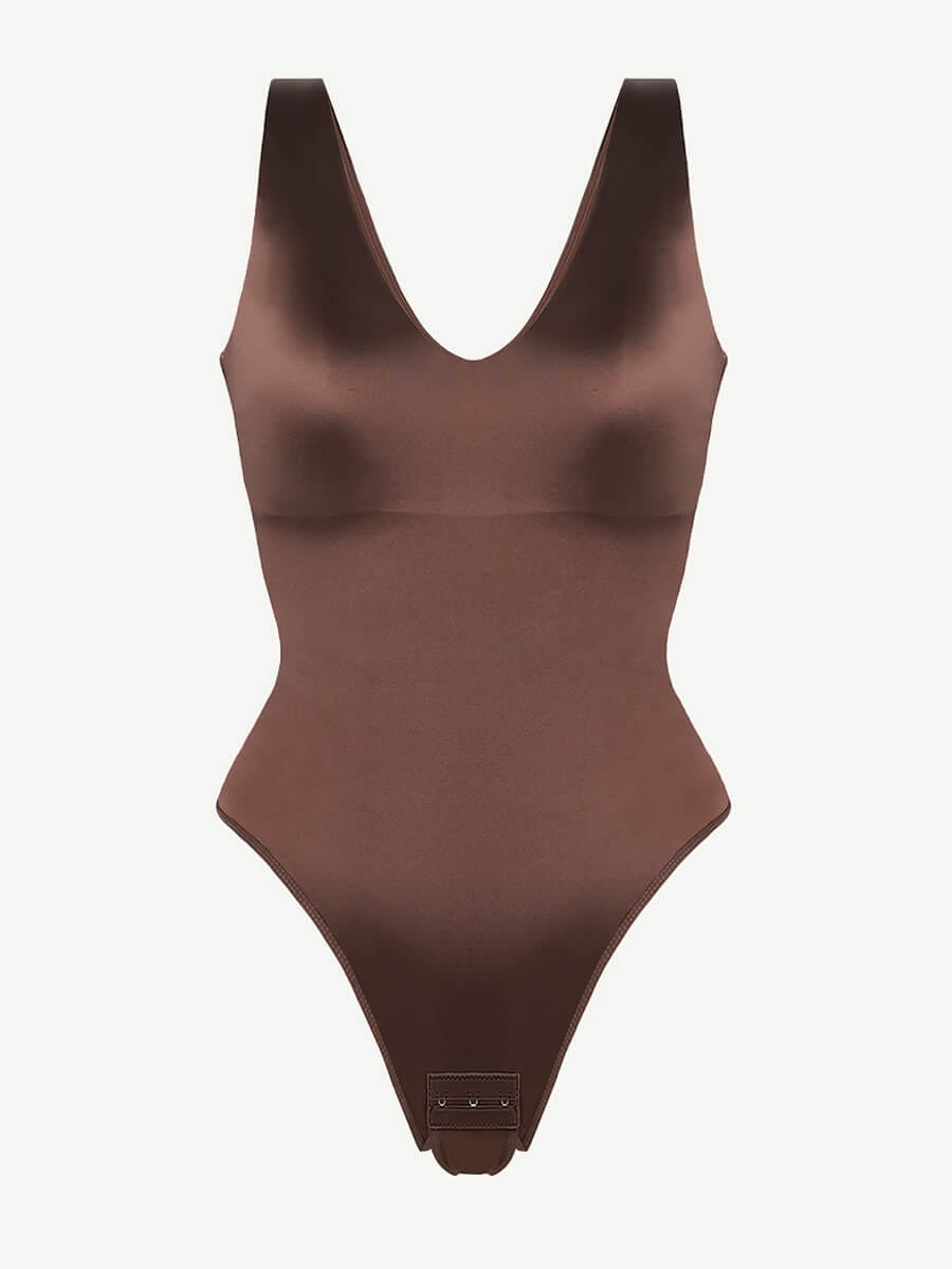 Deep V-neck Waist Abdomen sculpting Bodysuit