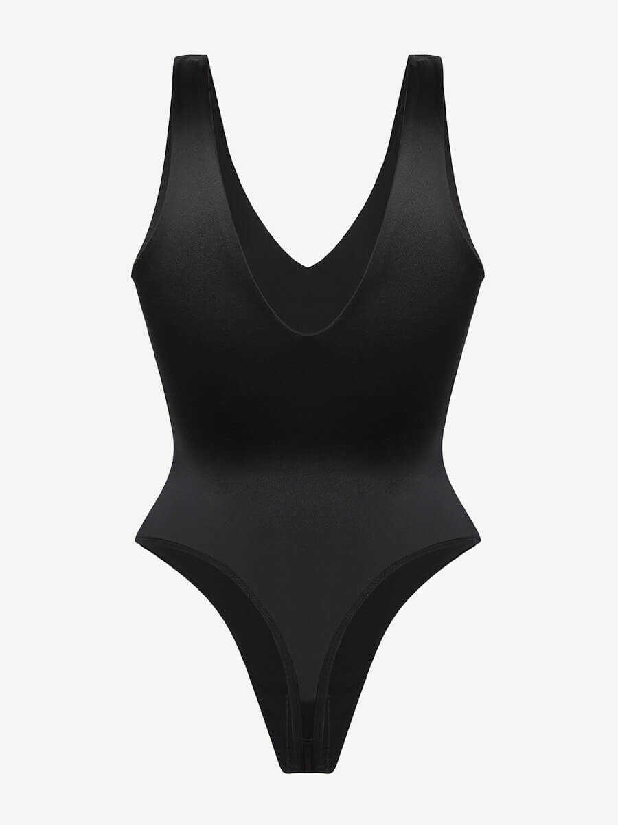Deep V-neck Waist Abdomen sculpting Bodysuit