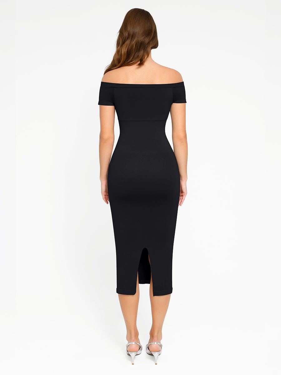🌿 Eco-friendly Seamless Short-sleeved Outerwear Dress