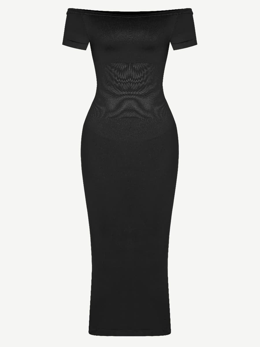 🌿 Eco-friendly Seamless Short-sleeved Outerwear Dress