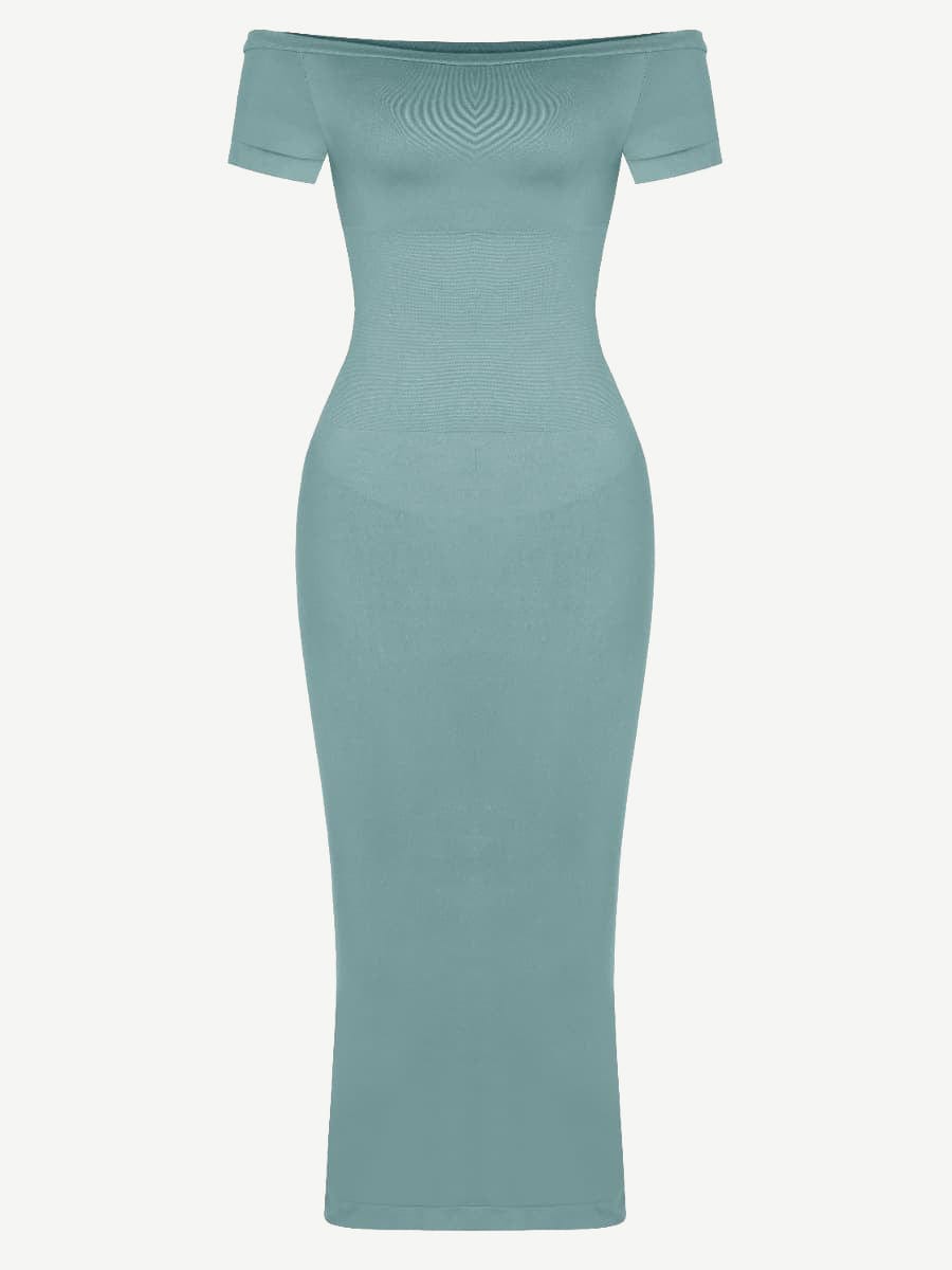🌿 Eco-friendly Seamless Short-sleeved Outerwear Dress