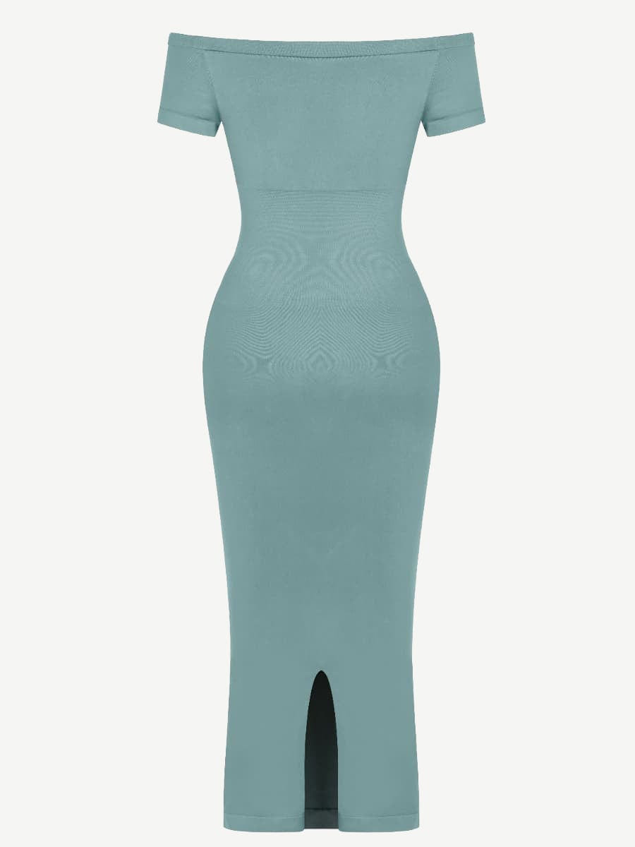 🌿 Eco-friendly Seamless Short-sleeved Outerwear Dress