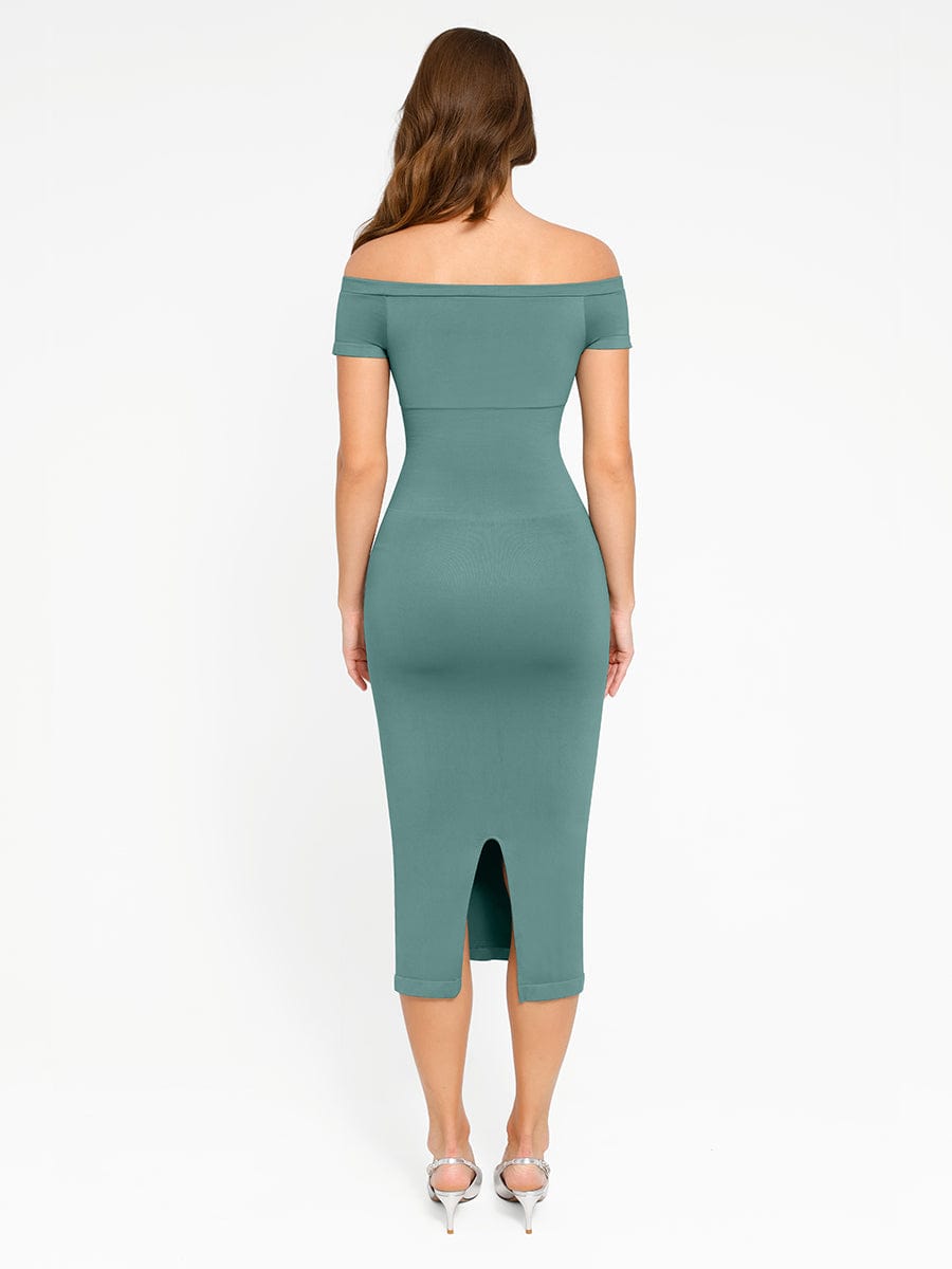 🌿 Eco-friendly Seamless Short-sleeved Outerwear Dress