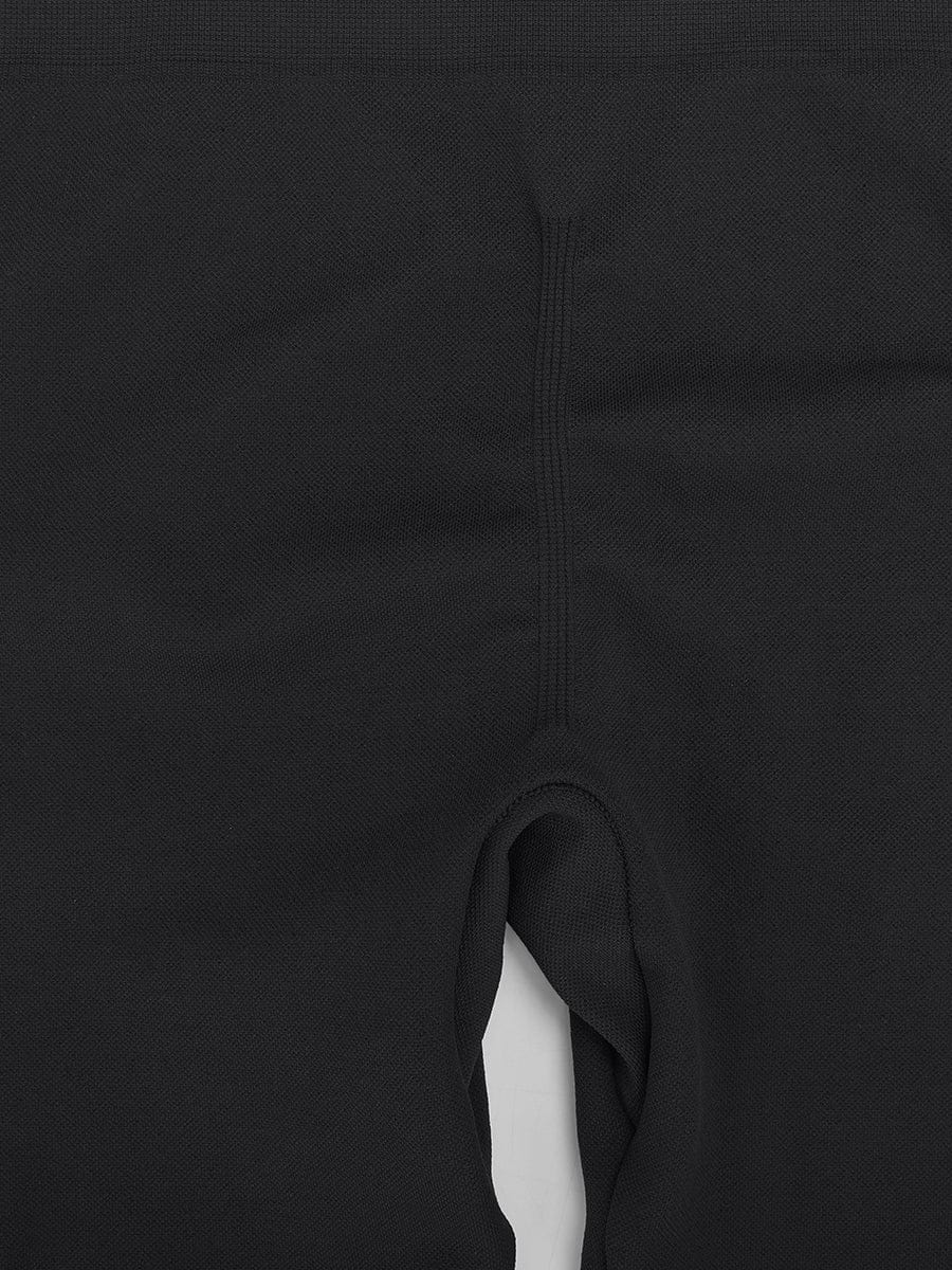 Seamless Sloped Shoulders Shaping Jumpsuit with Flared Legs
