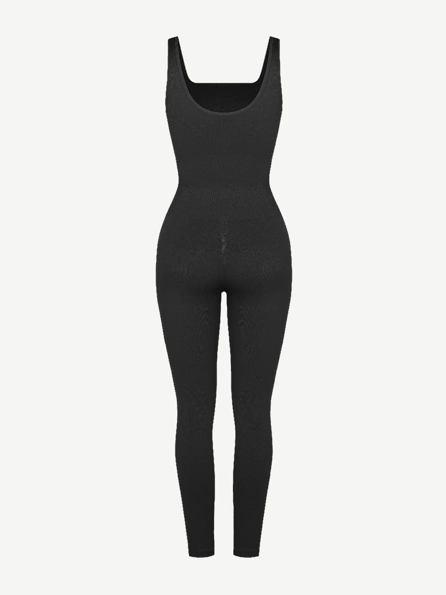 Seamless Square Neck U-Shaped Back Design Shaping Jumpsuit