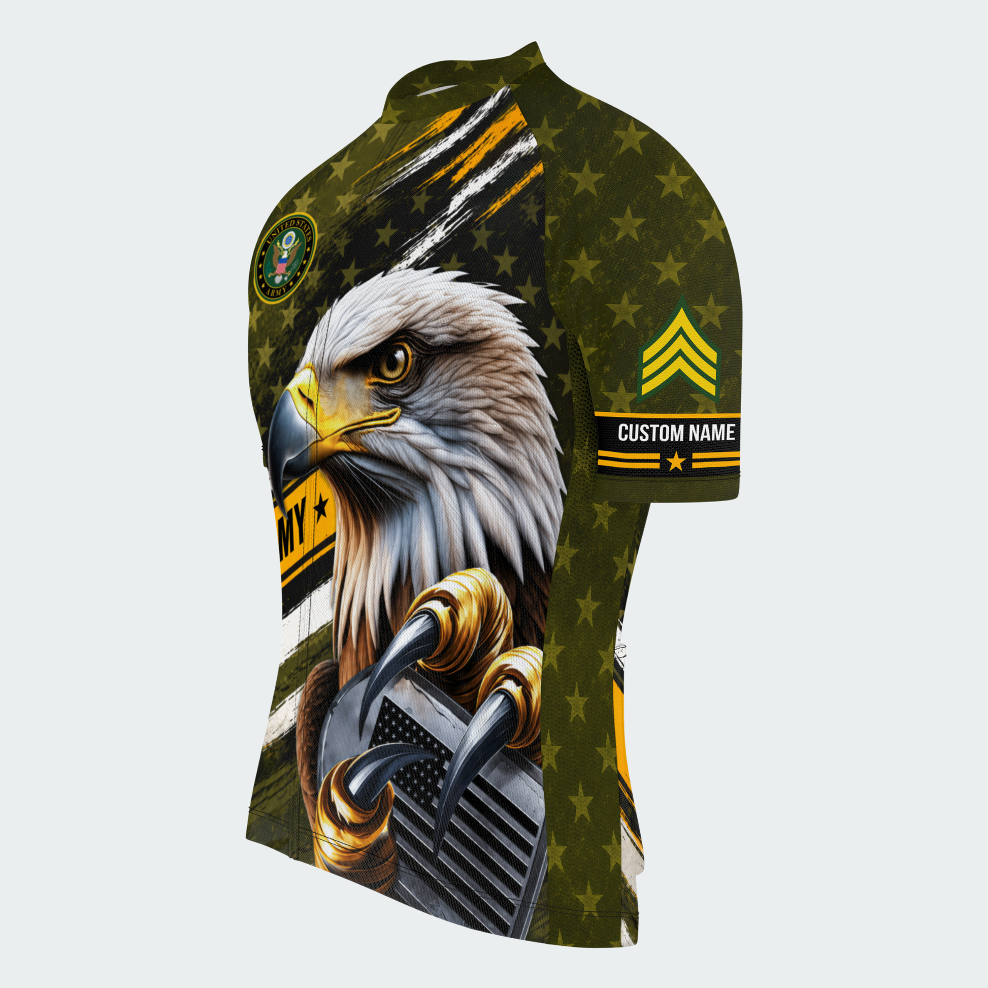 Men’s Personalized U.S. Army Eagle Pride Cycling Jersey & Kit