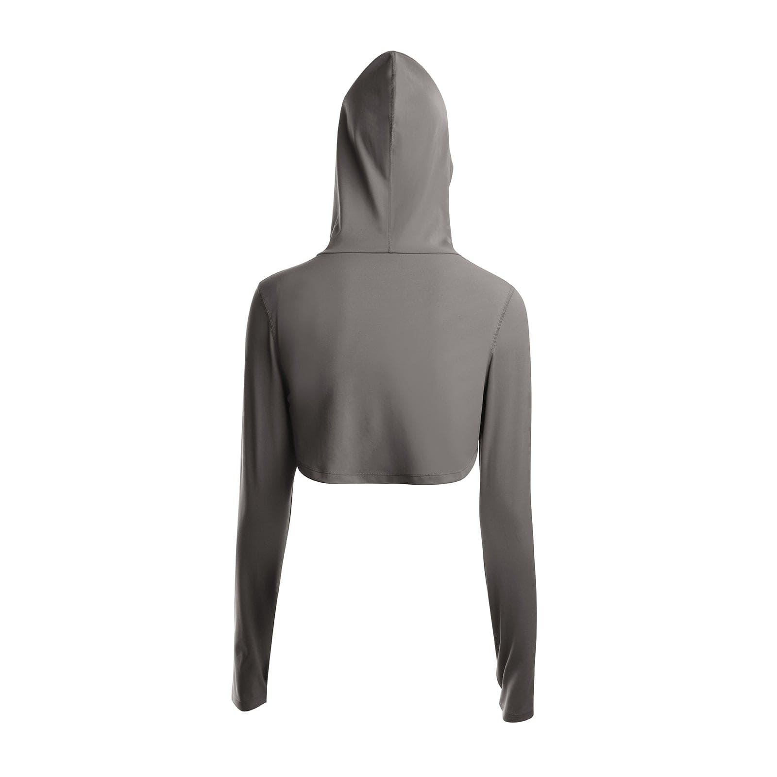 Hooded Neck Detachable Cups Crop Top For Runner