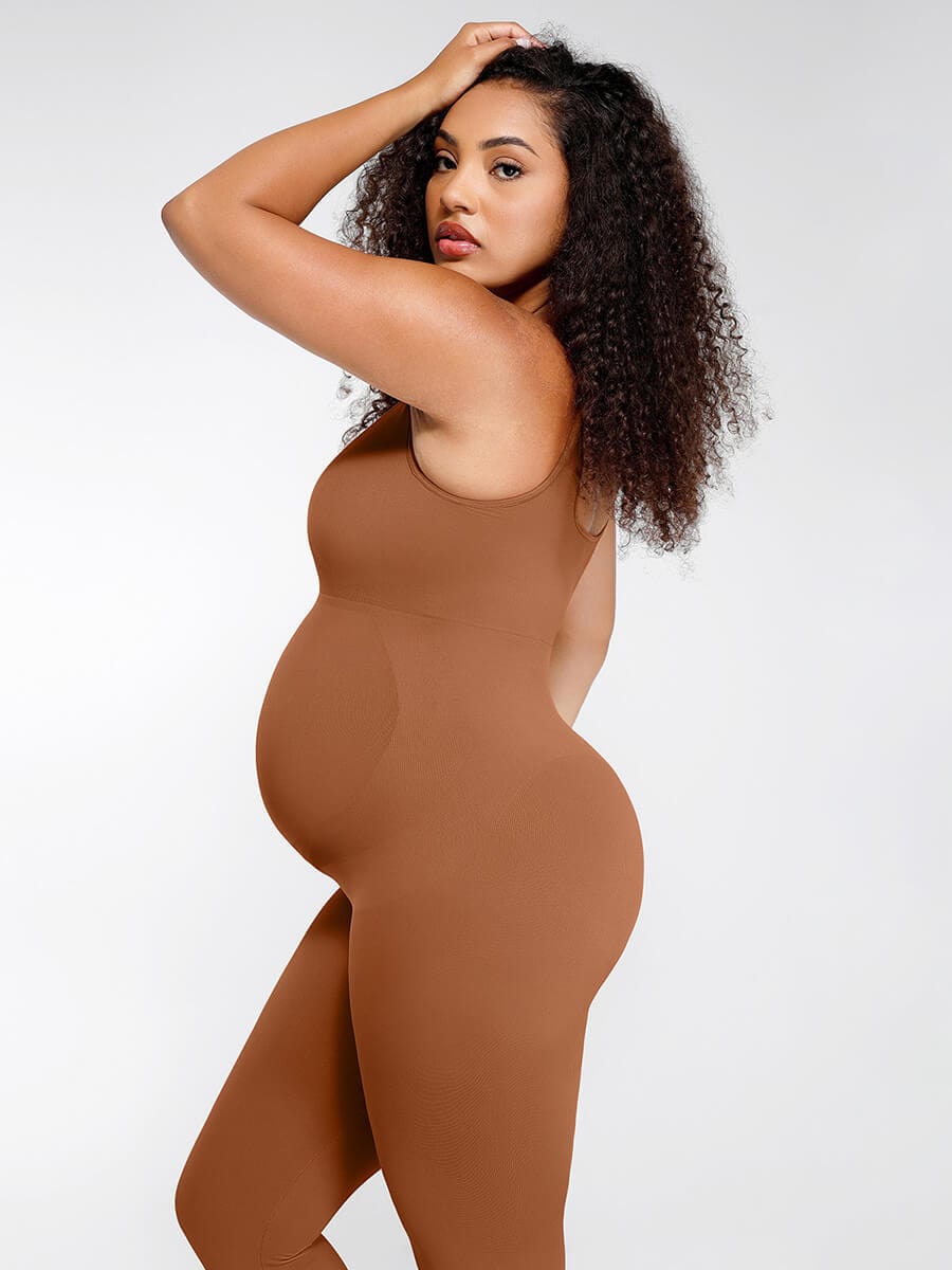 Seamless Eco-friendly🌿 Back Lifting Abdominal Supports Maternity Catsuit Jumpsuit