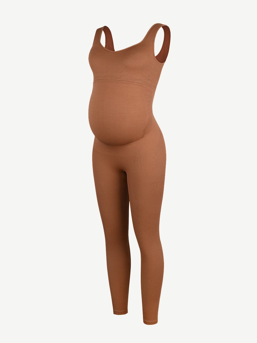 Seamless Eco-friendly🌿 Back Lifting Abdominal Supports Maternity Catsuit Jumpsuit