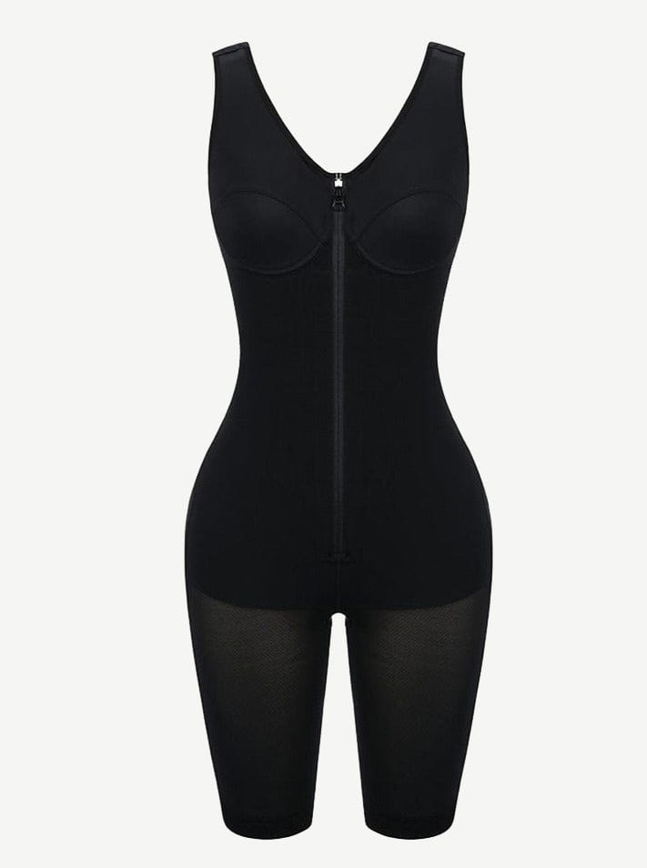 Best Post Surgery Body Shaper Lace Open Crotch Flatten Tummy