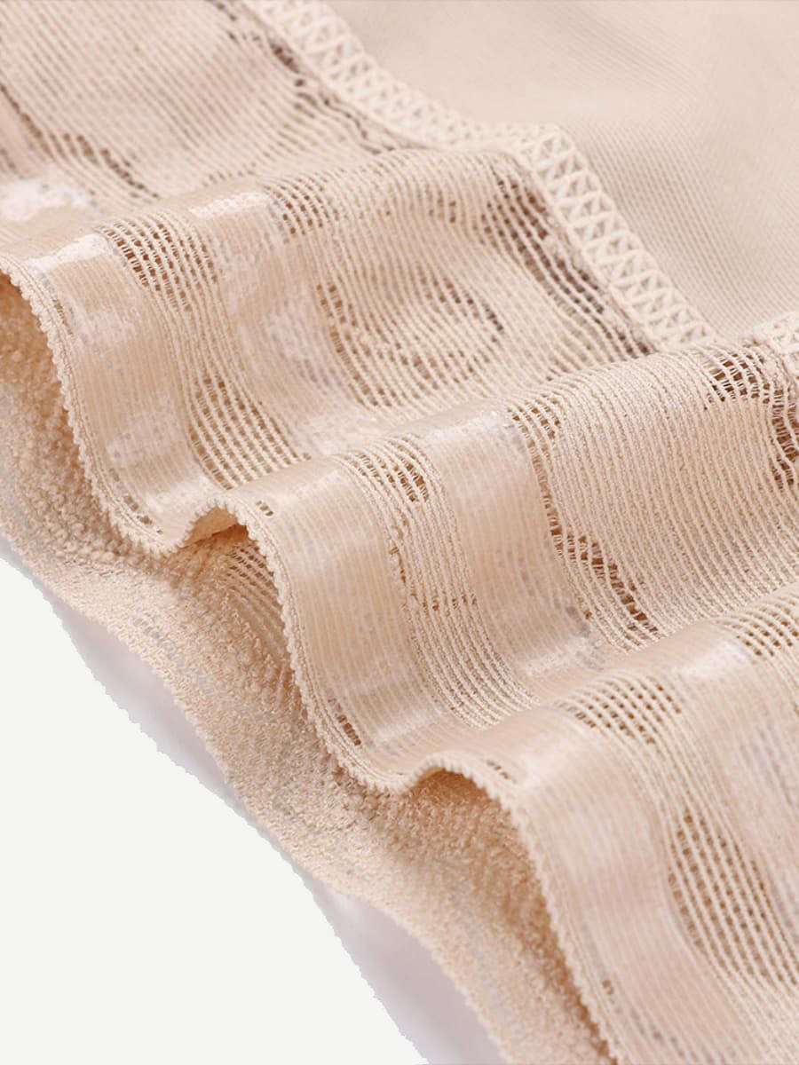 Detachable Straps Post Surgery Full Body Shaper Zipper Abdominal Control